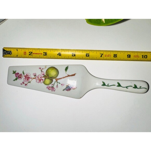 Vintage 1995 Royal Gallery Porcelain Floral Pie/Cake Server - Picture 2 of 4